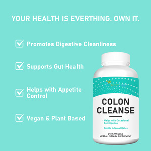 Best Selling Colon Cleanse Capsules Contains Senna Leaf Powder With Psyllium Husk Powder Promotes Digestive Cleanliness - Product Image 3