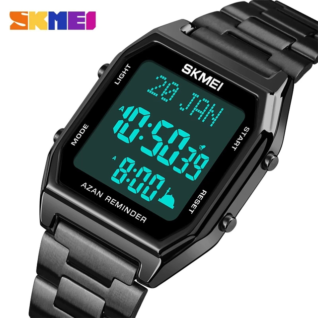 SKMEI Men's Watch LED Chronograph Man Digital Watches 30M Waterproof Male Wristwatch Relojes Para Hombre 1763