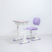 Ensemble Chaise et Bureau Ergonomique Monoplace Réglable en Hauteur pour École Primaire – Écologique et Moderne – Vente en Gros