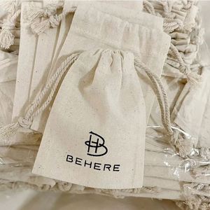 High Quality Customized Promotional Natural Cotton Drawstring Dust <b>Bag</b> Ribbon <b>Strings</b> for Packaging Gift <b>Bags</b> - Product Image 6