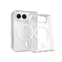 Nouvelle coque de téléphone magnétique transparente en PC et TPU antichoc 2 en 1 pour iPhone Duo Fold 18, protection transparente