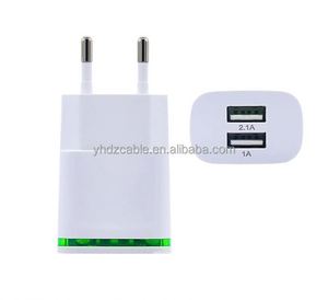 Hot Selling US Eu 2 Port 5V 2.1A Mobile Phone Travel Chargers Cargador AC <b>Adapter</b> for iPhone 6 7 11 - Product Image 6