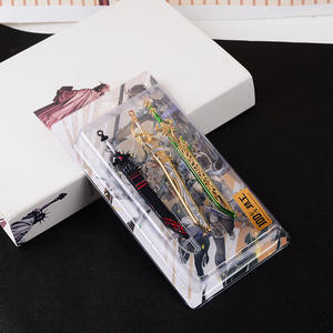 Toptan yeni tasarım Metal Catft alaşım kın kılıç modeli Anime silah süs Metal anahtarlık - Product Image 3