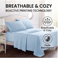 Ensemble de draps en microfibre brossée douce, 4 pièces, couleur unie, style minimaliste, drap plat, drap-housse, taies d'oreiller, OEM