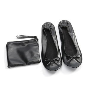 Sepatu Ballet Flats - Sepatu Lipat Portabel untuk Perjalanan Wanita dengan Kantong - Product Image 2