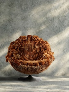 Artiste contemporain INS mode moderne poupée de laine canapé simple loisirs chaise pivotante brun mignon ours <span class=keywords><strong>Chesterfild</strong></span> Chaise longue - Product Image 3