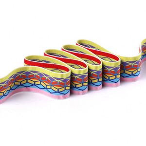 สายรัดยืดหยุ่นพิมพ์ลายแจ็คการ์ด โพลีเอสเตอร์/คอตตอน คุณภาพสูง เป็นมิตรกับสิ่งแวดล้อม พร้อมสี/โลโก้ตามสั่ง สำหรับกระเป๋าและเสื้อผ้า - Product Image 3