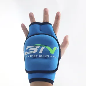 Gants de boxe professionnels en gros Bn Blue L avec logo personnalisé pour entraînement de musculation Gants de boxe pour MMA Muay Thai