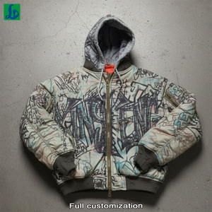 High Quality French Terry Embroidery Hoodie With <strong>No</strong> String 100% Cotton Fleece Boxy Hoodie Cropped Hoodie Men - Product Image 1