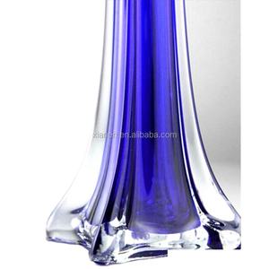 Jarrón de Cristal Transparente y Colorido Hecho a Mano con Forma de <span class=keywords><strong>Torre</strong></span> <span class=keywords><strong>Eiffel</strong></span>, con Buena Calidad y Servicio - Product Image 2
