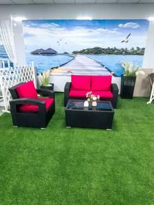 Canapés <span class=keywords><strong>de</strong></span> <span class=keywords><strong>jardin</strong></span> modernes d'extérieur Chaises longues et chaises en rotin élégants Ensembles <span class=keywords><strong>de</strong></span> chaises en osier Meubles confortables pour votre espace extérieur - Product Image 2