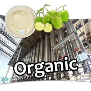 Mogroside Custom Design ISO9001 Food Grade Mogroside V 50% White And Brown Monk Fruit Extract