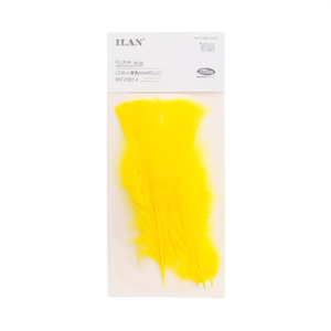 ILAN Piume Decorative Gialle 14Cm, Set da 6 Pezzi - Product Image 2