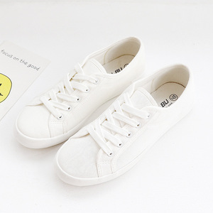 Zapatillas Deportivas Ligeras de Plataforma Baja para Mujer, de Lona Negra, Cómodas, con Cordones, para Estudiantes y Parejas, para Invierno, Verano y Otoño - Product Image 2
