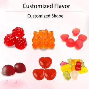 Vitamina c e collagene a forma di animale Gummies di vitamina con D3 K2 <span class=keywords><strong>B</strong></span> C collagene e fibra, sapore di fragola - Product Image 2