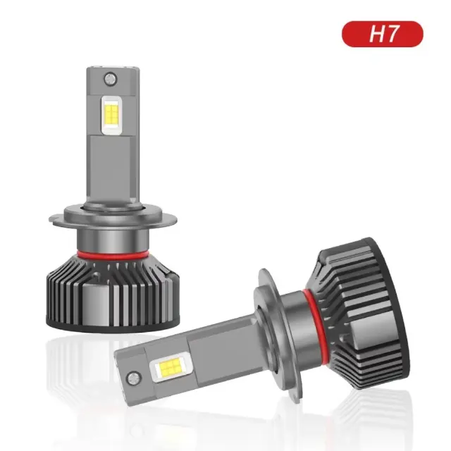 Lâmpada LED H7 de alta qualidade para farol, luz azul 6000K, compatível com Hyundai Changan, Sonata Faw, Ford, Honda, Audi, Nissan, Corolla A6