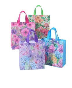 Chengrui Reusable Non-Woven Handbag Valentine's Day Flower Birthday Gift <b>Packaging</b> <b>Bag</b> Hot Stamped 29x27x12 - Product Image 1