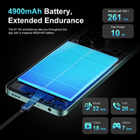 FOSSiBOT Android 14 Mini 5G Smartphone Dual Sim CPU: Quad Core 128GB ROM MTK Procesador 12 Meses de Garantía para Gaming Smart Usado