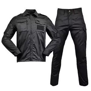 Suit Black Men's Uniform Safety Workwear Combat Clothing Bullet Pants