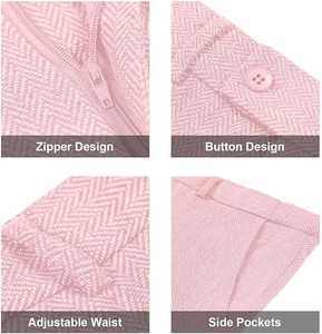 Ensemble de costumes pour hommes sur mesure avec des modèles de blazers classiques et modernes, collection de vêtements formels en gros - Product Image 4
