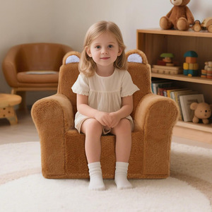 Tendre Ludique OEM Chaise carrée personnalisée <span class=keywords><strong>pour</strong></span> tout-petits <span class=keywords><strong>Fauteuil</strong></span> confortable en mousse <span class=keywords><strong>pour</strong></span> enfants avec motif d'ours de dessin animé - Product Image 4