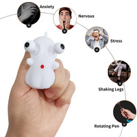 Jouets de Squishies d'Halloween Jouets de Squishies à montée lente Vampire Ghost Squelette Humain Halloween Squeeze Out Eyes Jouets