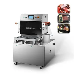 Semi Automatic Air Conditioned Tray Fruit And Vegetable Vacuum Packaging And Sealing Machine