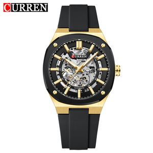8485 CURREN Casual Chronograph Men's Watches Stainless Steel Band Business Wristwatch Quartz <b>Clock</b> With Luminous Pointers - Product Image 2