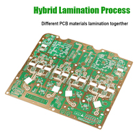 Gerber RO4350B + Yüksek TG FR4 RF Güç Amplifikatörü Yüksek Frekanslı Baskılı Devre Kartı ile Özelleştirilmiş Hibrit Laminasyon PCB