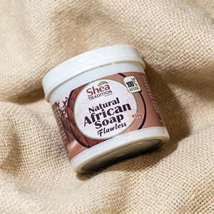 Shea Tradition Organic Handmade Shea Butter Turmeric African Black <b>Soap</b> Gentle Exfoliating Bath <b>Soap</b> for All Skin Types - Product Image 3