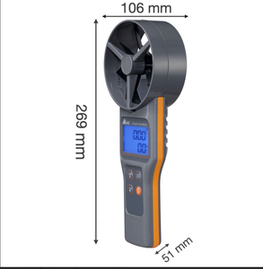 TTLTES 8916 AZ Handheld Temp. Anémomètre Instrument <span class=keywords><strong>de</strong></span> <span class=keywords><strong>mesure</strong></span> <span class=keywords><strong>de</strong></span> vitesse <span class=keywords><strong>de</strong></span> commande en gros 0.20 ~ 30.00 m/s - Product Image 4