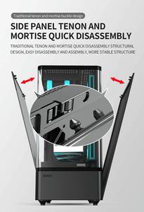 Nouveau boîtier d'ordinateur de jeu tour moyenne RGB <span class=keywords><strong>ATX</strong></span>/<span class=keywords><strong>Micro</strong></span>-<span class=keywords><strong>ATX</strong></span> PC Gabinete <span class=keywords><strong>Gamer</strong></span> CPU armoire boîtier d'ordinateur tour - Product Image 4