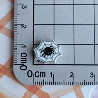 Aksesoris DIY Halloween Mini 1.5cm, Bahan Tengkorak Labu Setan, Aksesoris Resin Halloween Buatan Tangan dengan Lem Krim