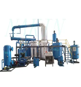 waste Engine oil filtration Vacuum System Equipped Lurbricating Turbine Oil Purification Machine