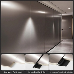 Pannello Murale Moderno in Fibra di Carbone di Bambù Serie Metallica, <span class=keywords><strong>PVC</strong></span> Impermeabile ed Ecologico per <span class=keywords><strong>Pareti</strong></span> Interne - Product Image 4