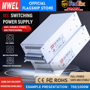 Fuente de alimentación de osciloscopio MWEL de 1000W, 12V, 83.3A, segura y fiable, fuente de laboratorio de conmutación de tamaño pequeño - Product Image 3