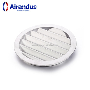 Mới hvacr ELC đúc nhôm Vent <span class=keywords><strong>louver</strong></span> Vòng khuếch tán không khí lưới tản nhiệt điều hòa không khí lỗ thông hơi HVAC không khí trong lành lưới tản nhiệt thông minh Vent - Product Image 5