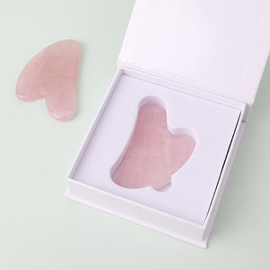 <span class=keywords><strong>Pierre</strong></span> <span class=keywords><strong>Gua</strong></span> <span class=keywords><strong>Sha</strong></span> en jade naturel, utilisée pour l'anti-âge des peaux du visage et du corps des femmes adultes, boîtes et logos personnalisés - Product Image 2