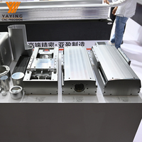 Rail de guidage linéaire en profilé d'aluminium série 6000 industrielle 4040 8080, module de mouvement linéaire CNC personnalisé pour découpe et décoration