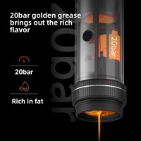 Machine à café portable ZeroHero Espresso Pro en alliage d'aluminium, brûleur de 58 mm pour le camping en plein air et l'utilisation à domicile