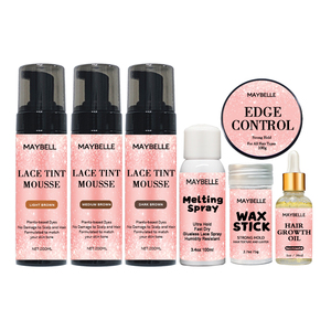 Private Label Haar Mousse Lace Tint Foam Haarwuchs öl Kleber entferner Lace Perücke Kleber Spray Front Perücken Install <span class=keywords><strong>Kit</strong></span> - Product Image 1