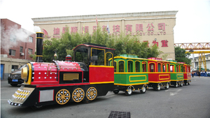 Trenino Turistico Divertente per Bambini e Adulti, Treno Elettrico per Centro Commerciale, Trenino Panoramico in Vendita - Product Image 1