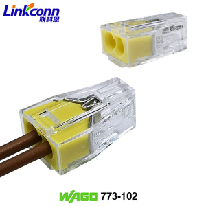 2 Pin 2.5 mét Hộp nối đẩy dây nối wagos khối thiết bị đầu cuối cho chiếu sáng công nghiệp điện phụ kiện điện tử 773-102 - Product Image 3