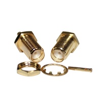 Vente chaude Usine Approvisionnement SMA-C-KY1.5 11 Dents Connecteur Coaxial Femelle SMA Connecteur À Sertir RG179 RG174 RG316 Câble