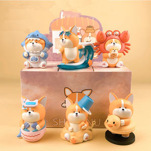 HESPER <span class=keywords><strong>Mini</strong></span> Size Cos Food Ocean Ver. Figurine Anime Corgi - Boîte Mystère Surprise - Jouet Gachapon - Boîte à Œufs - Prix de Jeu - Jouets - Product Image 1