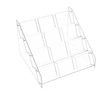 Support d'affichage pour billets de loterie en acrylique, support pour cartes à gratter - Vente flash