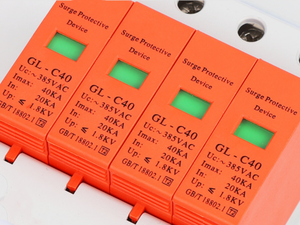 1000V SPD năng lượng mặt trời bảo vệ tăng 20ka 40kA PV Surge arrester cho hệ thống quang điện Thiết bị chống sét - Product Image 4