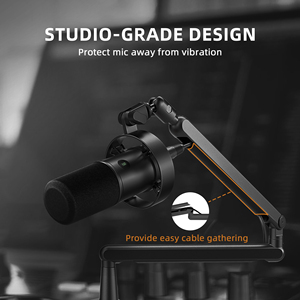 ไมโครโฟนตัดเสียงรบกวน <span class=keywords><strong>FIFINE</strong></span> T688 สำหรับบันทึกเสียง ทนทาน ปรับระดับได้ แขนยึดแบบบาง ไมค์ไดนามิก USB สำหรับสตรีมมิ่ง ชุดตั้งโต๊ะ - Product Image 5