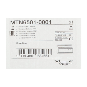 ระบบไฟฟ้า MTN6501-0001 u.motion KNX Server ปิดผนึก nfp ใหม่ - Product Image 2