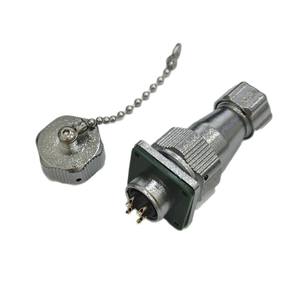 Prise et fiche d'aviation WY16 étanches en alliage de zinc, connecteur à contact en cuivre 2 à 10 cœurs pour usage aérospatial - Product Image 1